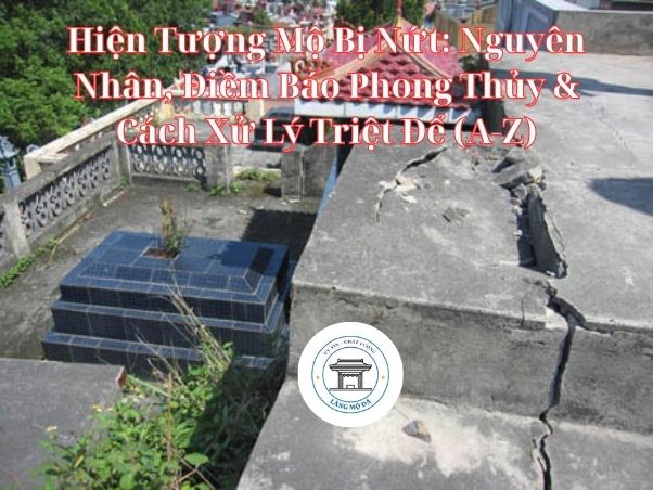 Hiện Tượng Mộ Bị Nứt: Nguyên Nhân, Điềm Báo Phong Thủy & Cách Xử Lý Triệt Để (A-Z)