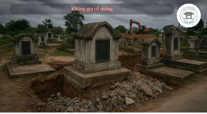 Lỗi Kỹ Thuật và Vật Liệu nguyên nhân khiến mộ bị nứt