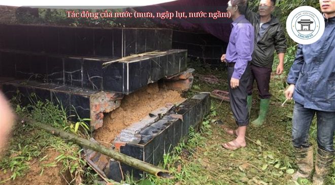 nguyên nhân khiến mộ bị nứt