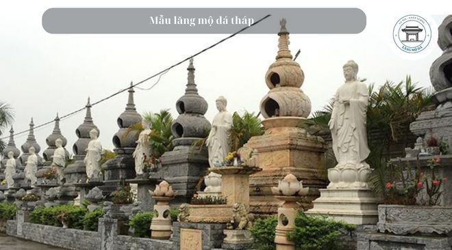 Mẫu lăng mộ đá tháp