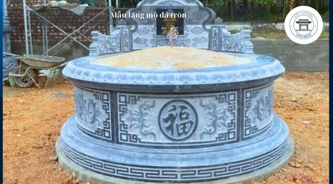 Mẫu lăng mộ đá tròn