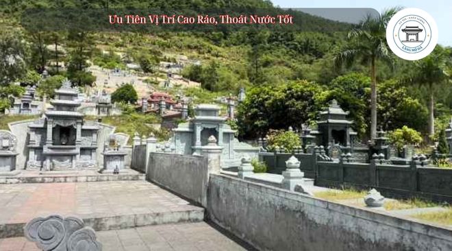 Ưu Tiên Vị Trí Cao Ráo, Thoát Nước Tốt
