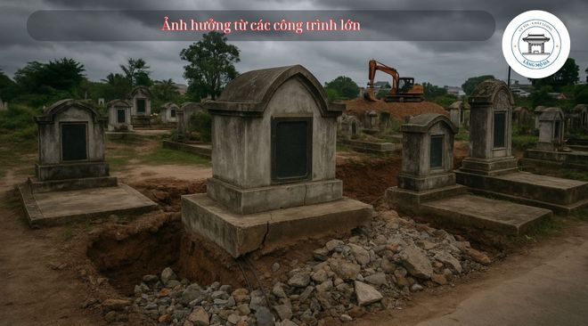 nguyên nhân mộ bị đứt long mạch