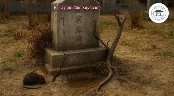 Nguyên nhân khiến mộ bị đứt long mạch