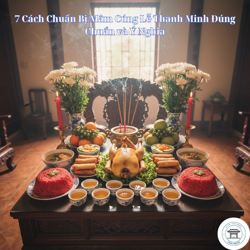 Bày biện mâm cúng đúng cách