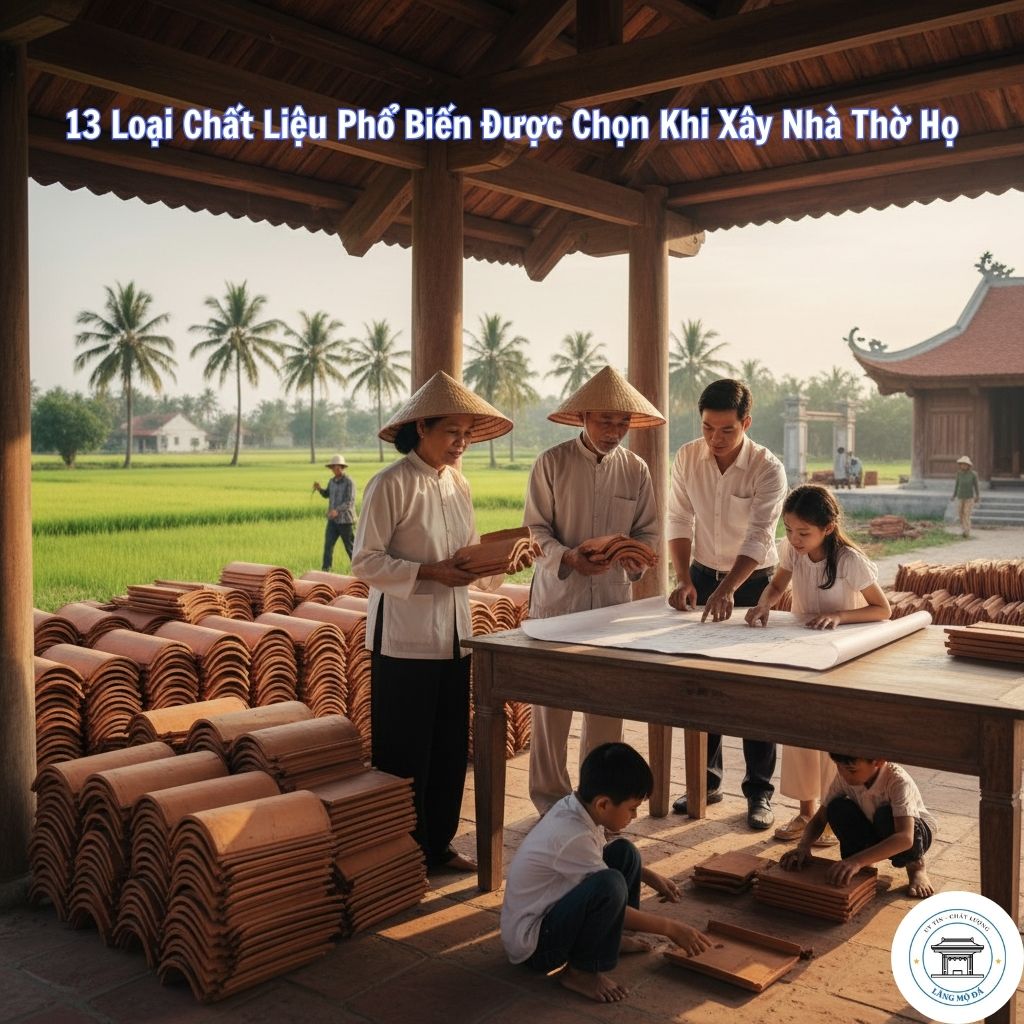 chất liệu ngói ta truyền thống