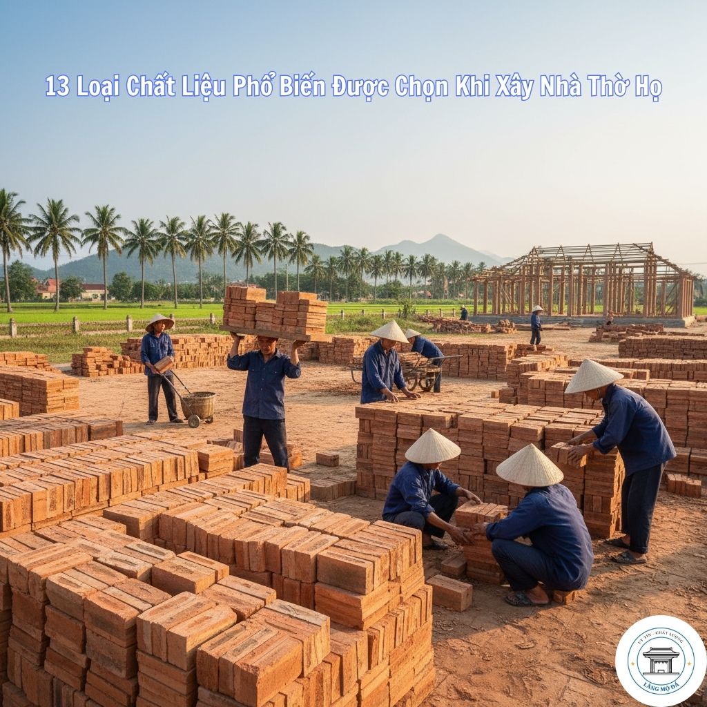 Chất liệu gạch nung thủ công