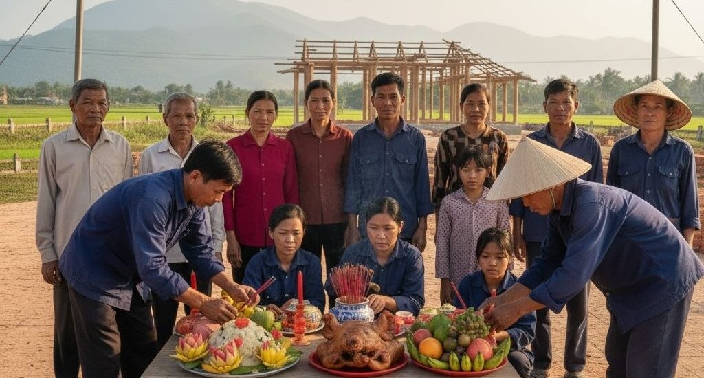 10 bước cho Nghi lễ Động thổ xây Nhà thờ họ - ý nghĩa tâm linh