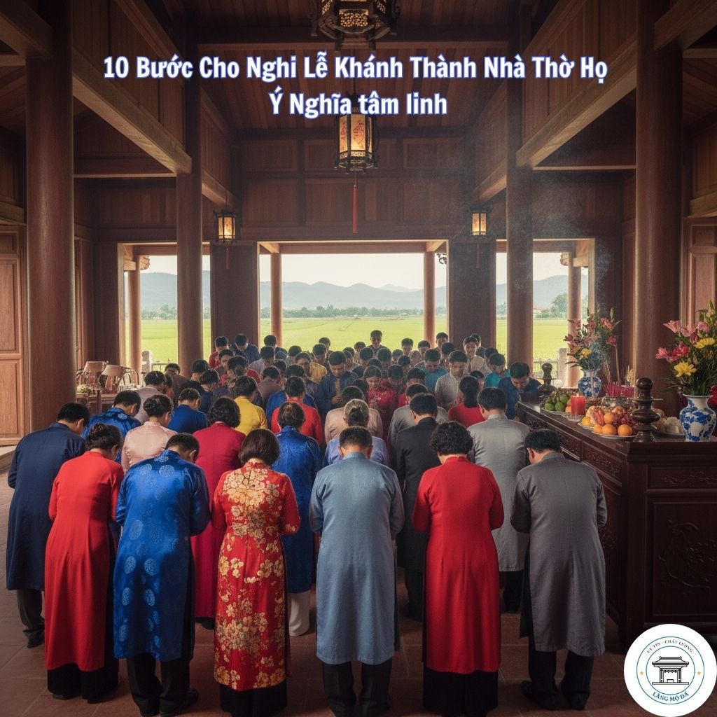 Lưu ý khi thực hiện nghi lễ khánh thành