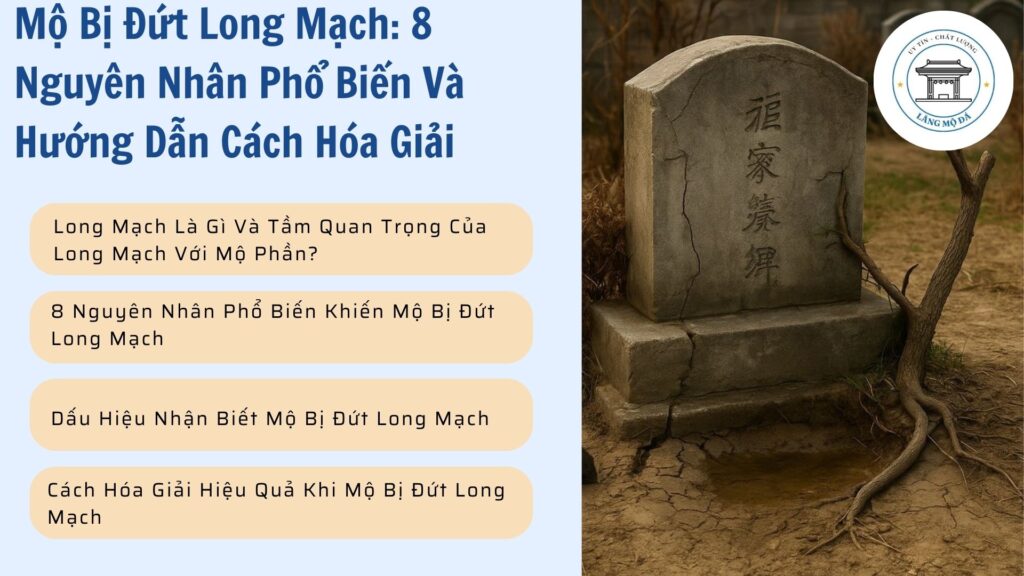 mộ bị đứt long mạch