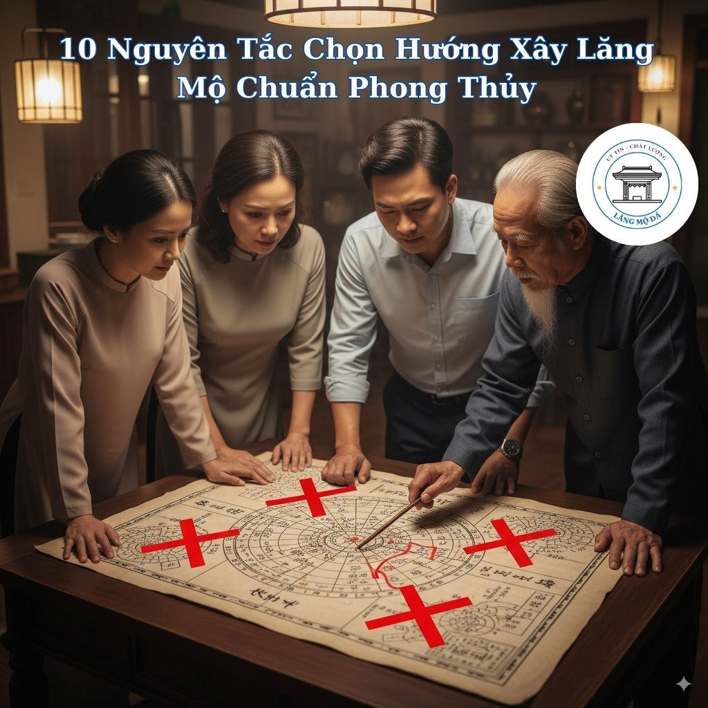 Nguyên Tắc Phân Biệt 4 Hướng chọn hướng xây lăng mộ