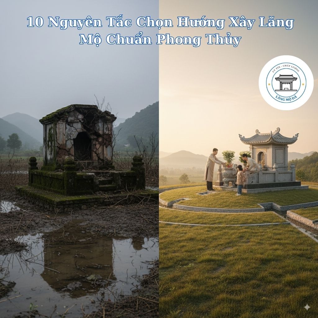 chọn hướng xây lăng mộ