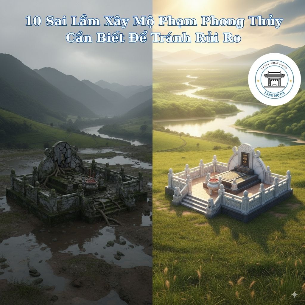Sai Lầm Chọn Đất Trũng, Gần Nguồn Nước Bẩn - mộ phạm phong thuỷ