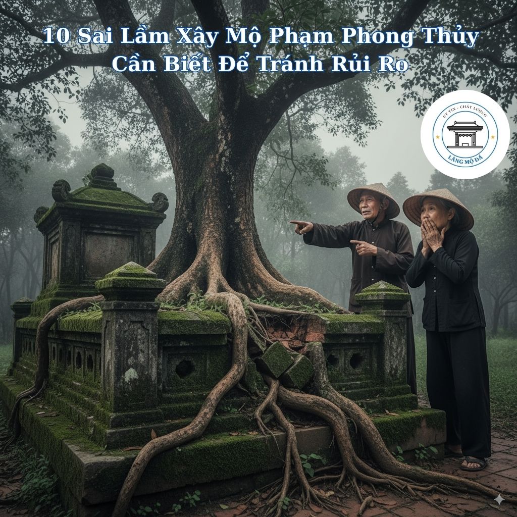 Mộ Bị Cây Lớn Ăn Sâu Rễ, Phá Hỏng Kết Cấu