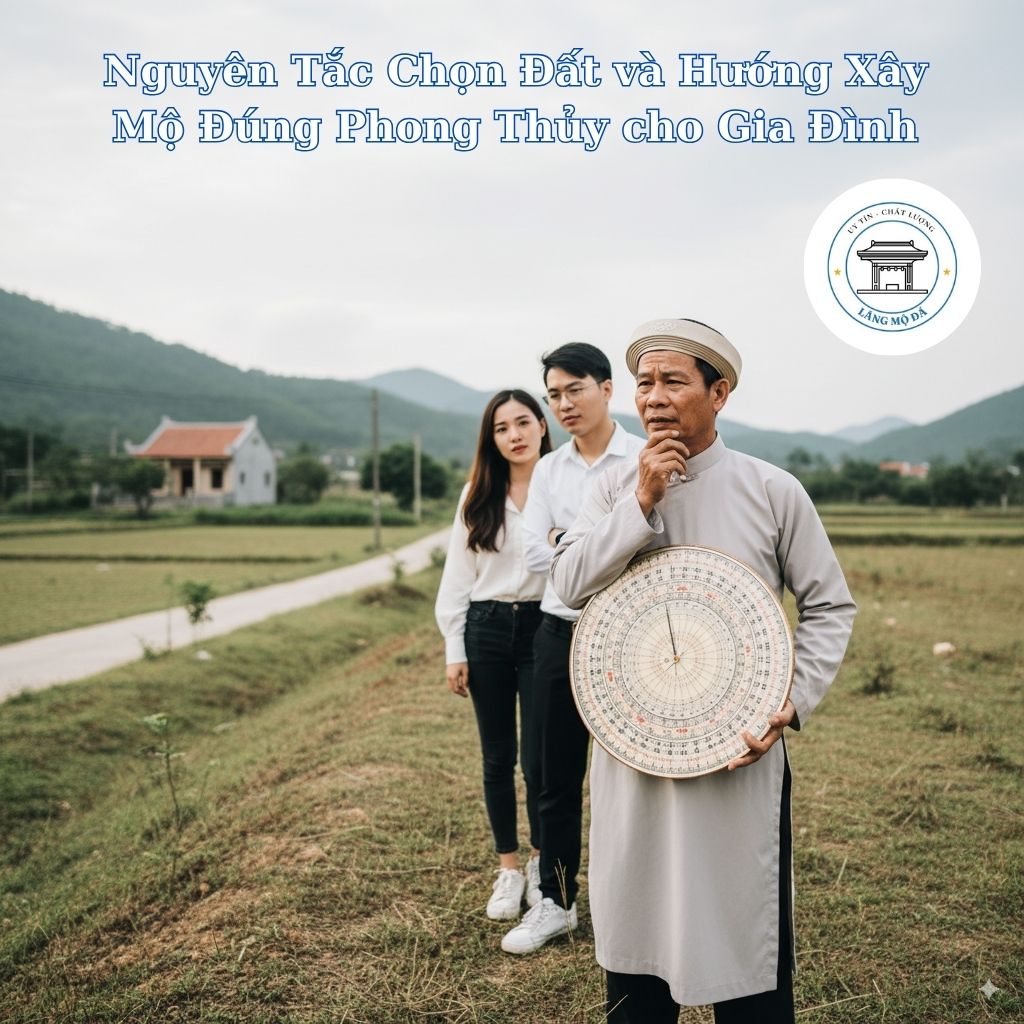 nguyên tắc chọn đất xây mộ và hướng xây mộ 