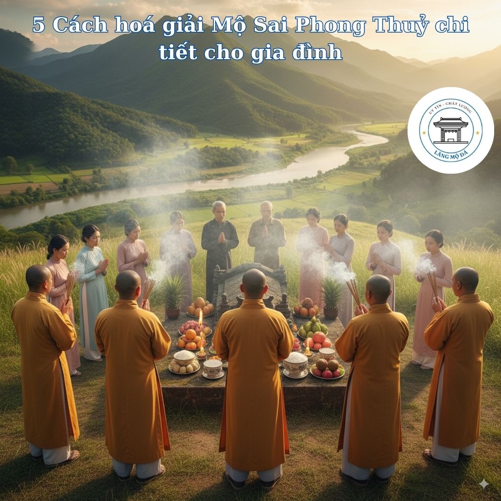 Làm lễ xin phép và cải táng - cách hoá giải mộ sai phong thuỷ