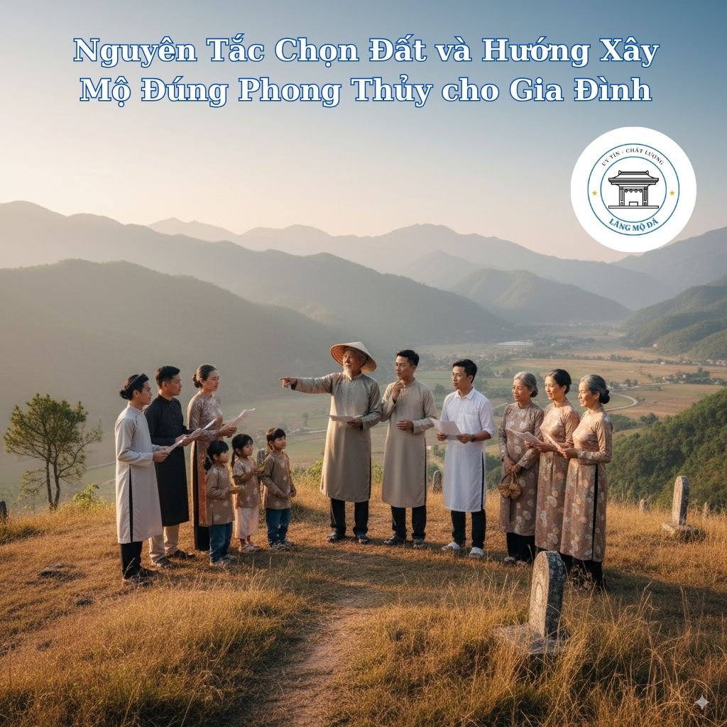 Hướng xây mộ phong thuỷ