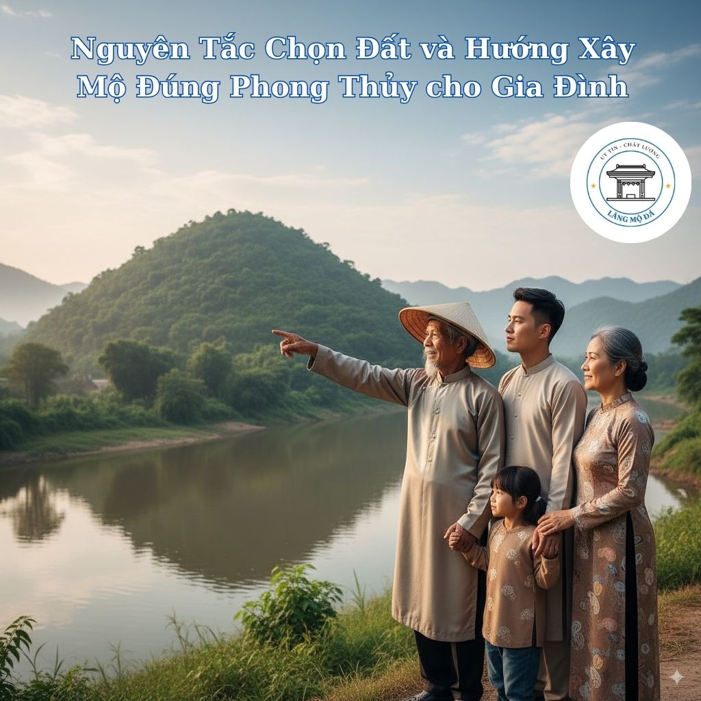 chọn đất xây mộ và hướng xây mộ