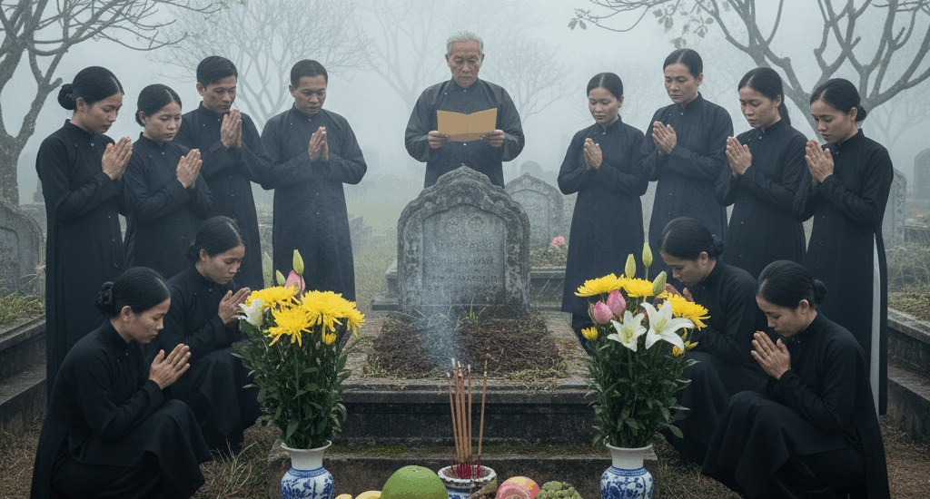 Việc dâng lễ và bày biện mâm cỗ là một nét đẹp trong phong tục Việt Nam ,là sự thành tâm của con cháu đối với ông bà tổ tiên.