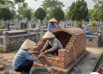 10 Điều Cần Biết Khi Xây Mộ Gạch, Xi Măng Để Đảm Bảo Bền Đẹp Và Không Nứt Lún