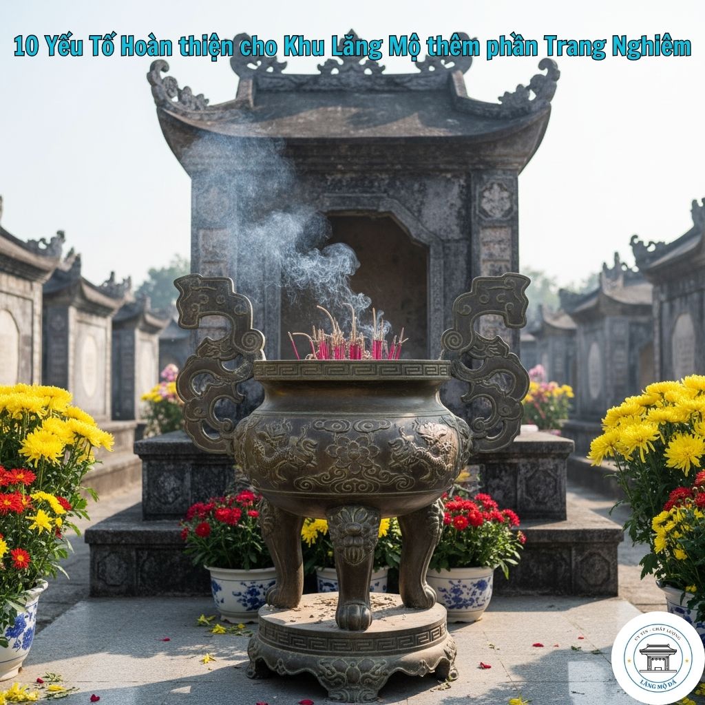 Lư hương và Bát hương – Trung tâm linh thiêng của lăng mộ
