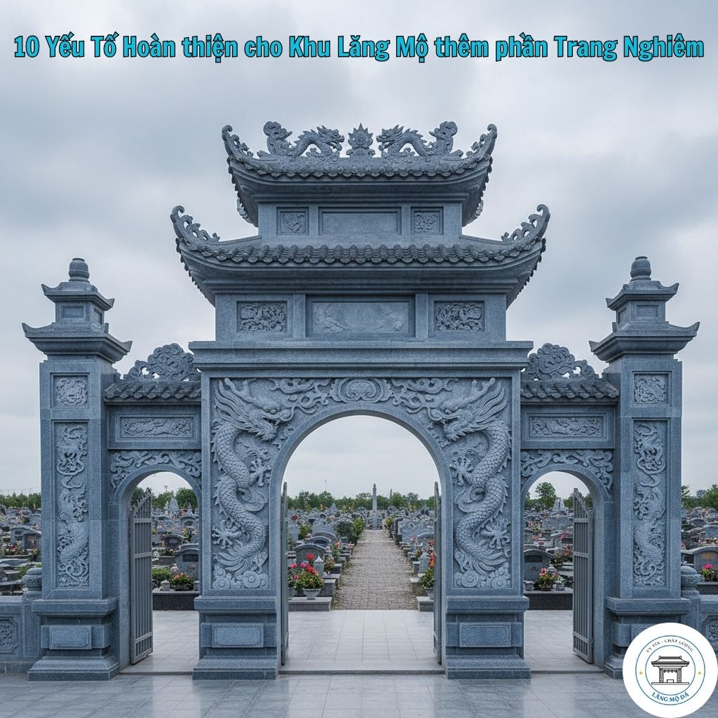 Cổng và cột đá