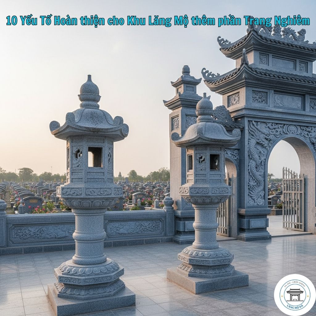 Đèn đá và trụ đá